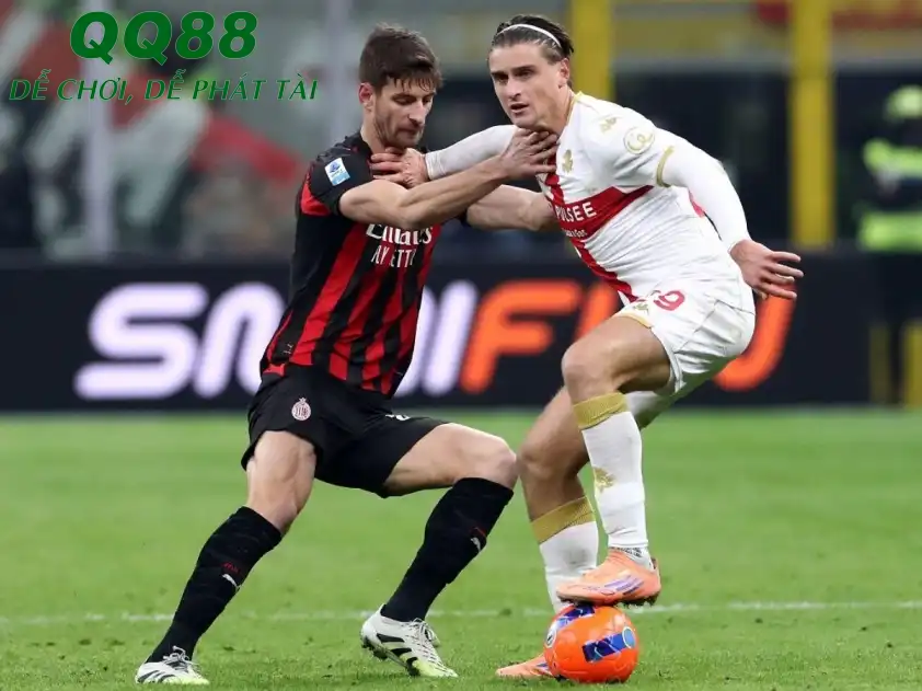 Genoa (áo trắng) vừa có trận hòa đáng khen trên sân AC Milan ở vòng đấu vừa qua (Ảnh: Football Italia) Genoa (áo trắng) vừa có trận hòa đáng khen trên sân AC Milan ở vòng đấu vừa qua (Ảnh: Football Italia)